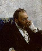 Ilya Repin Portrait of Professor Ivanov 1882 Germany oil painting artist
